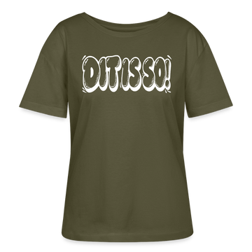 Berlin Shirt-DIT IS SO!-Rundhals Frauen Bio-T-Shirt - Khaki