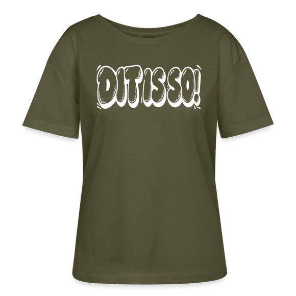 Berlin Shirt-DIT IS SO!-Rundhals Frauen Bio-T-Shirt - Khaki