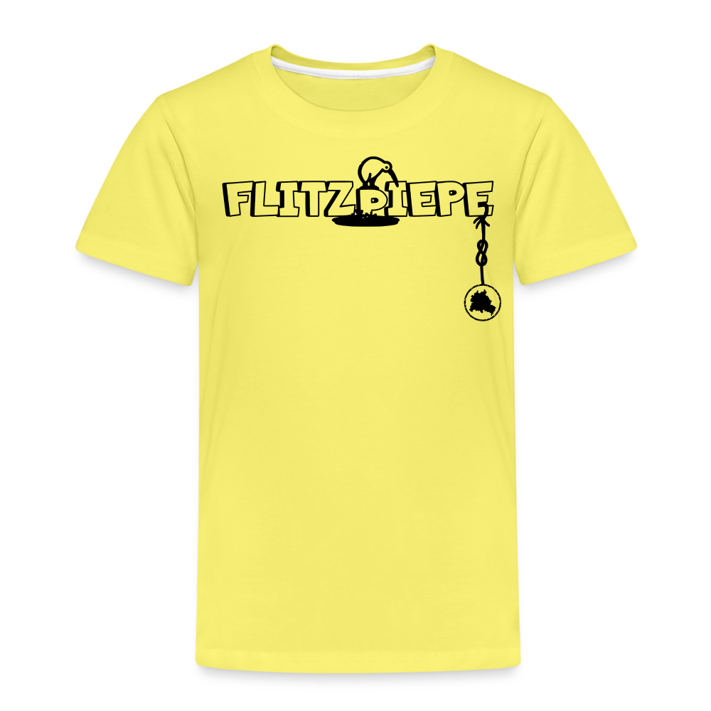 EINE FLITZPIEPE - Kinder Premium T-Shirt - Gelb