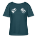 WATN? NÜSCHT!-Rundhals Frauen Bio-T-Shirt - Dunkles Petrol