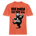 ICK MACH WAT ICK WILL-Relaxed Fit Unisex Bio-T-Shirt IV - Hellrot