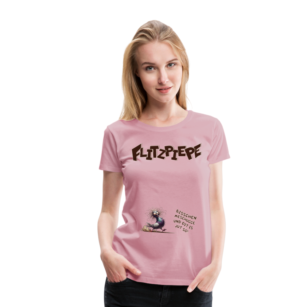 BERLINER FLITZPIEPE - Frauen Premium T-Shirt - Hellrosa