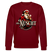 JIBT NÜSCHT IHR FLITZPIEPEN-Unisex Bio-Sweatshirt II - Burgunderrot