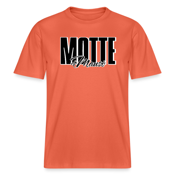 MOTTE UND MAUSI-Relaxed Fit Unisex Bio-T-Shirt - Hellrot