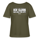 ICK GLOOB MIR LAUST DER AFFE-Rundhals Frauen Bio-T-Shirt - Khaki