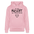 ICK BIN NÜSCHT FÜR SCHWACHE NERVEN-Unisex Bio-Hoodie - Hellrosa