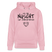 ICK BIN NÜSCHT FÜR SCHWACHE NERVEN-Unisex Bio-Hoodie - Hellrosa