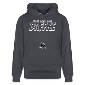 Berliner Spruch-Einfach AUS DAFFKE-Unisex Bio-Hoodie - Indigoblau