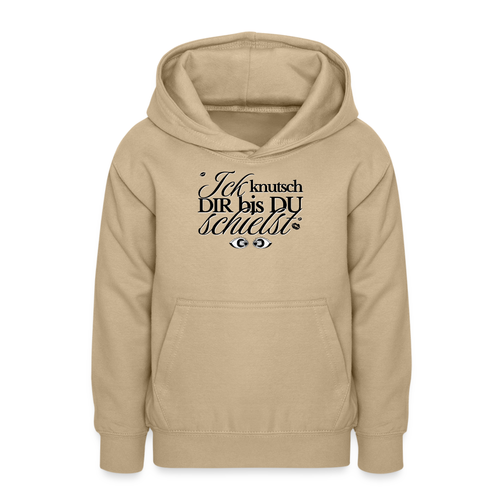 ICK KNUTSCH DIR - Teenager Hoodie - Sand