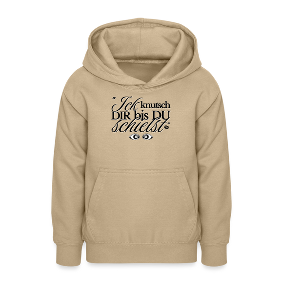 ICK KNUTSCH DIR - Teenager Hoodie - Sand