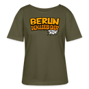 BERLIN ICK LIEB DIR-Rundhals Frauen Bio-T-Shirt - Khaki
