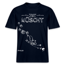 Weihnachten in Berlin 25-JIBT NÜSCHT-Unisex Relaxed Fit Bio-T-Shirt - Navy