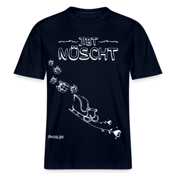 Weihnachten in Berlin 25-JIBT NÜSCHT-Unisex Relaxed Fit Bio-T-Shirt - Navy