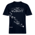 Weihnachten in Berlin 25-JIBT NÜSCHT-Unisex Relaxed Fit Bio-T-Shirt - Navy