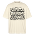 Berliner Schnauze-VAFATZ DA VOM JELÄNDE-Oversized Unisex Bio T-Shirt - Naturroh