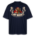 Berliner Bär-Weihnachten-JIBT NÜSCHT-Oversized Unisex Bio T-Shirt - Navy