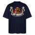 Berliner Bär-Weihnachten-JIBT NÜSCHT-Oversized Unisex Bio T-Shirt - Navy