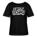 Ostalgie-Rundhals Frauen Bio-T-Shirt-URST SCHAU - Schwarz
