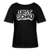 Ostalgie-Rundhals Frauen Bio-T-Shirt-URST SCHAU - Schwarz