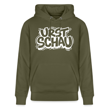 Ostalie-Unisex Bio-Hoodie-URST SCHAU - Khaki Grün