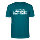 ICK HAB DIE FAXEN DICKE-Unisex T-Shirt mit Berliner Schnauze - Ozeanblau