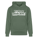 ICK HAB DIE FAXEN DICKE-Unisex Bio-Hoodie mit Berliner Schnauze - Tanngrün