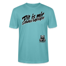 Dit is mir SCHNURZPIEPE-Unisex T-Shirt BIO - Pastelltürkis