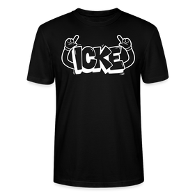 ICKE-Unisex T-Shirt mit Berliner Schnauze - Schwarz