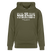 Berliner Spruch-NICH ANJESCHISSN-Unisex Bio-Hoodie mit Berliner Schnauze - Khaki Grün