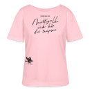 NACHTIGALL, ICK HÖR DIR TRAPSEN-Rundhals Frauen Bio-T-Shirt - Hellrosa