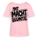 Berliner Ostalgie Shirt-DIT MACHT URST LUNTE-Rundhals Frauen Bio-T-Shirt - Hellrosa