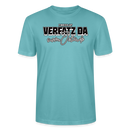 VERFATZT DA VOM JELÄNDE- Unisex T-Shirt BIO - Pastelltürkis