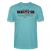 VERFATZT DA VOM JELÄNDE- Unisex T-Shirt BIO - Pastelltürkis