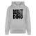 DOLLET DING-Berliner Spruch-Unisex Bio-Hoodie - Grau meliert