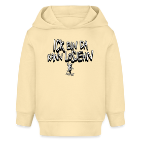 ICK BIN DA-BABY Bio Hoodie - Creme
