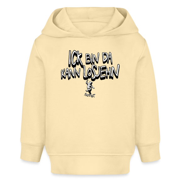 ICK BIN DA-BABY Bio Hoodie - Creme