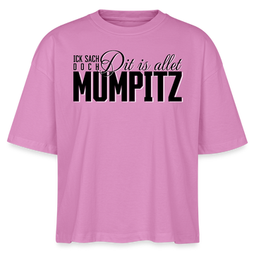 MUMPITZ-Frauen Boxy Bio-T-Shirt - Pink