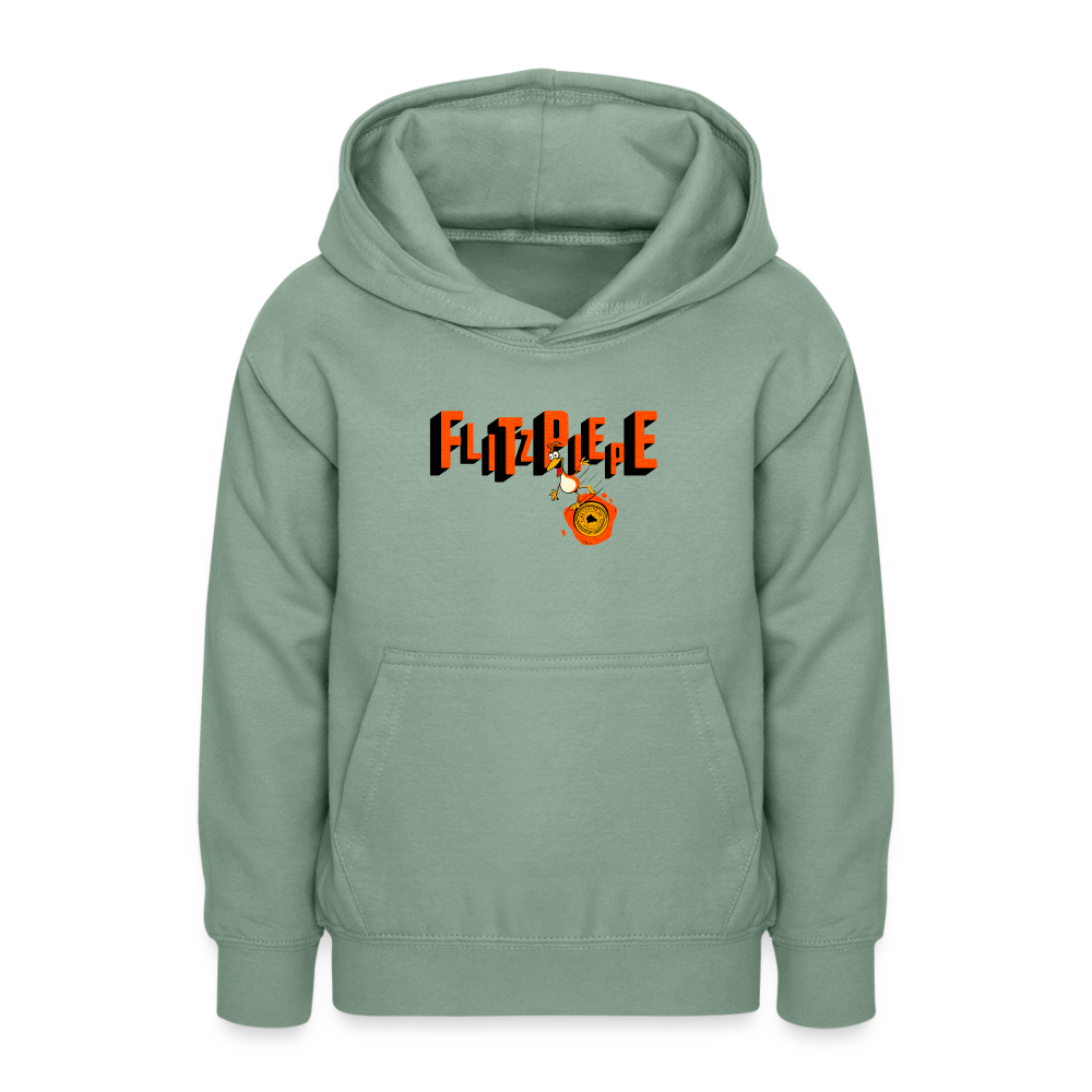 FLITZPIEPE - Teenager Hoodie - Graugrün