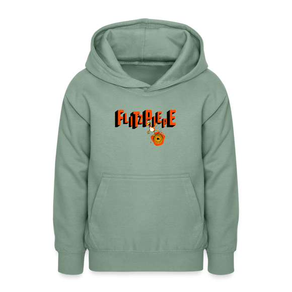 FLITZPIEPE - Teenager Hoodie - Graugrün