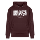 Berliner Schnauze - KANNSTE KNICKEN-Unisex Bio-Hoodie - Maroon