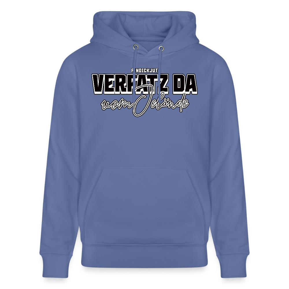 VERFATZ DA VOM JELÄNDE-Unisex Bio-Hoodie - Blau