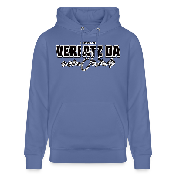VERFATZ DA VOM JELÄNDE-Unisex Bio-Hoodie - Blau