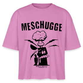 Berlin Shirt -MESCHUGGE - Frauen Boxy Bio-T-Shirt - Pink