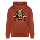 JIBT NÜSCHT - Unisex Bio-Hoodie - Terrakotta