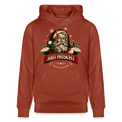 JIBT NÜSCHT - Unisex Bio-Hoodie - Terrakotta