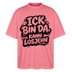 Berliner Schnauze uff Oversized Unisex Bio T-Shirt-BIN DA, KANN LOSJEHN - Pink 