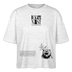 ICK LACH MIR N AST-Frauen Boxy Bio-T-Shirt - Weiß meliert