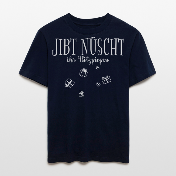 JIBT NÜSCHT - Relaxed Fit Unisex Bio-T-Shirt - Navy