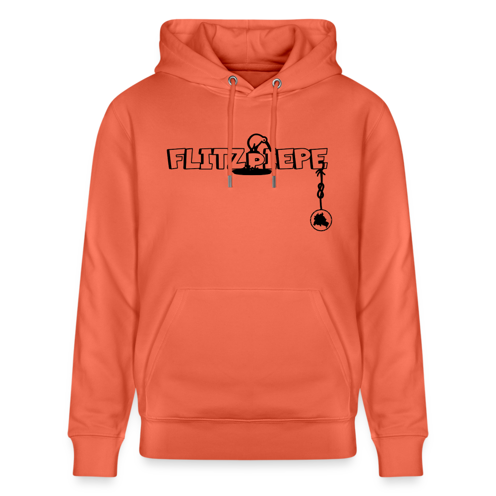 EINE FLITZPIEPE - Unisex Bio-Hoodie - Hellrot