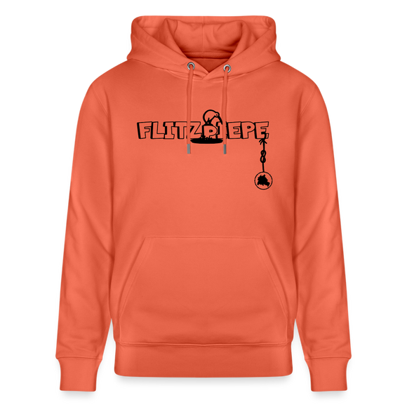 EINE FLITZPIEPE - Unisex Bio-Hoodie - Hellrot
